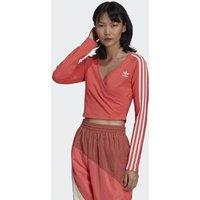 Adicolor Cotton Crop Top with V-Neck