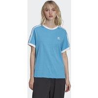Adicolor 3-Stripes T-Shirt in Cotton Mix with Small Logo on Chest