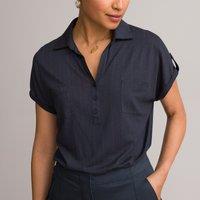 Printed Polo Shirt with Short Sleeves