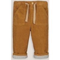 Cotton Corduroy Straight Trousers