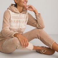 Micro Print Fleece Onesie