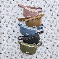 Custine Zipped Bum Bag in Recycled Cotton