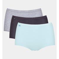 Pack of 3 Basic+ Maxi Knickers in Cotton