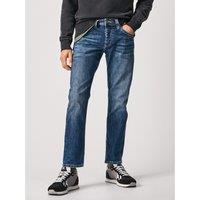 Cash Stretch Straight Jeans in Mid Rise