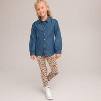 Denim Lightweight Shirt with Long Sleeves