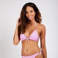 Mikta Tropistripe Triangle Bikini Top