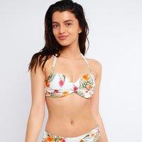 Sakata Palmrose Bandeau Bikini Top in Floral Print