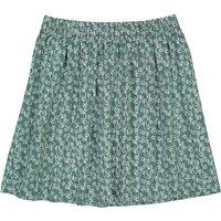 Floral Print Cotton Skirt