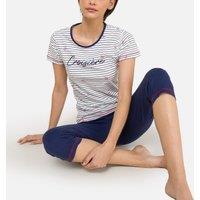 Eau Cotton Cropped Pyjamas