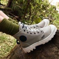 Pampa Hi Supply High Top Trainers in Organic Canvas