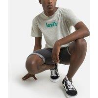 Logo Print T-Shirt in Cotton with Short Sleeves, 4-16 Years