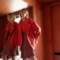 Wool Mix Pea Coat, Made in Europe