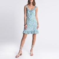 Printed Strappy Mini Dress