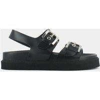 Lago Leather Sandals with Chunky Heel