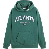 Oversize Varsity Hoodie in Cotton Mix