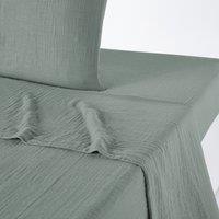 Kumla Plain Cotton Muslin Flat Sheet