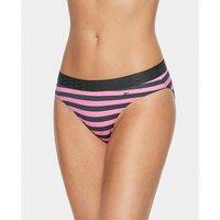Striped Cotton Knickers with Elasticated Waistband