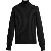 Ribbed High Neck Jumper