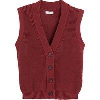 Knitted Buttoned Waistcoat