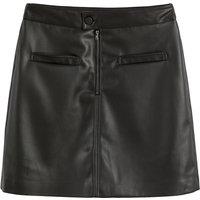 Faux Leather Mini Skirt