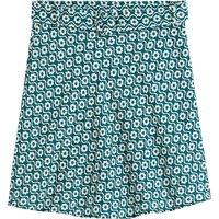 A-Line Mini Skirt in Floral Print