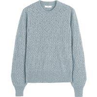 Pointelle Crew Neck Jumper