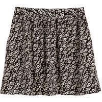 Full Floral Mini Skirt