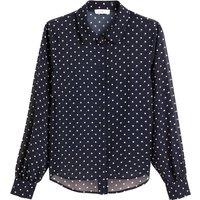 Recycled Polka Dot Shirt with Long Sleeves