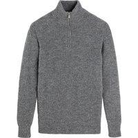 Ribbed Half Zip Jumper