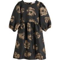 Recycled Puff Sleeve Dress