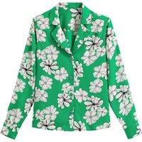 Recycled Pyjama Style Shirt in Floral Print