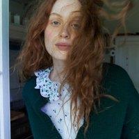 Floral Print Cotton Blouse with Peter Pan Collar and Long Sleeves