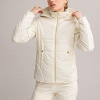 Recycled Short Padded Jacket with Detachable Hood