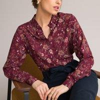 Paisley Print Shirt with Long Sleeves
