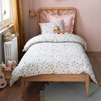 Amanda Floral 100% Washed Cotton Duvet Cover