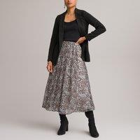 Leopard Print Midaxi Skirt