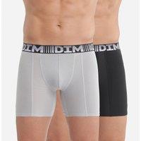 Pack of 2 3D Flex Air Long Hipsters in Cotton Blend