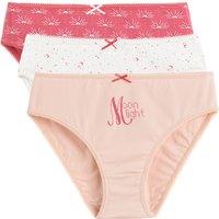 Pack of 3 Knickers in Printed Stretch Cotton