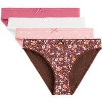 Pack of 4 Knickers in Cotton