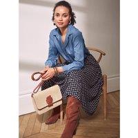 Graphic Print Full Skirt