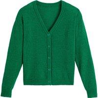 Buttoned V-Neck Cardigan