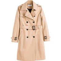 Cotton Long Trench Coat