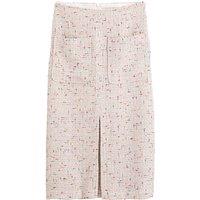 Tweed Straight Midaxi Skirt
