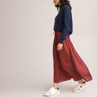 Recycled Pleated Maxi Skirt