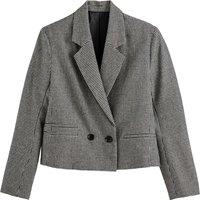 Recycled Checked Spencer Jacket