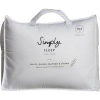 White Goose Feather & Down 10.5 Tog Duvet