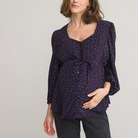 Floral Print Maternity Blouse