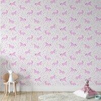 Folk Unicorn Wall Paper