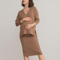 Maternity V-Neck Jumper