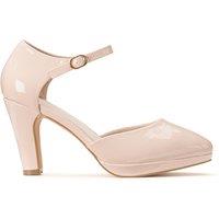 Wide Fit Patent Block Heels
